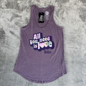 The‎ Beatles - Love Cirque Du Doleil Tank Top Size L Purple